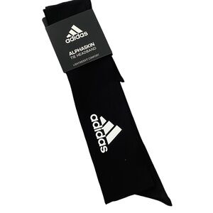 Adidas Alphaskin Tie Tennis Headband Black and White One Size